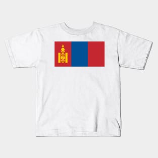 Flag of Mongolia Kids T-Shirt